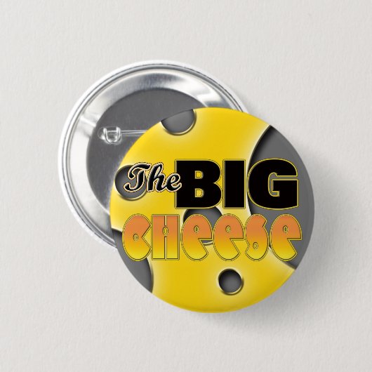 Der große Käse Button (Vorne & Hinten)