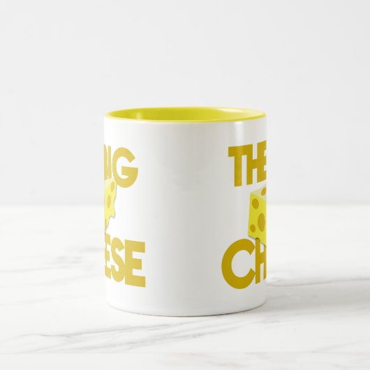 Der GROSSE KÄSE! Chef Zweifarbige Tasse (Mittel)