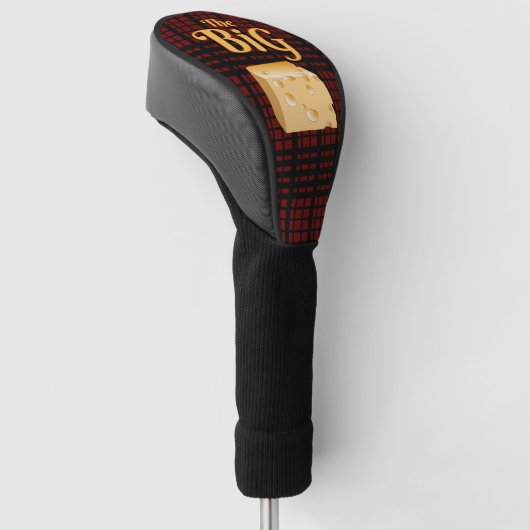 Der große Käse Golf Headcover (angewinkelt)