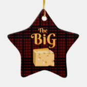 Der große Käse Keramik Ornament (Hinten)