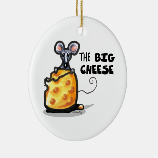 Der große Käse Keramik Ornament (Rechts)