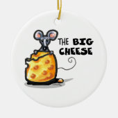 Der große Käse Keramik Ornament (Vorne)