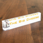 Der große Käse Namensplakette (Seite)