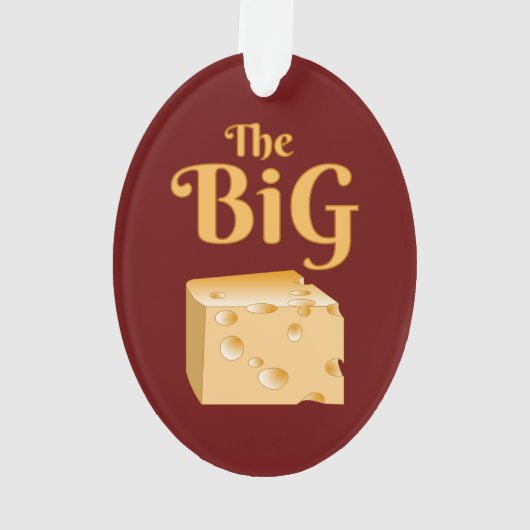 Der große Käse Ornament (Rückseite)