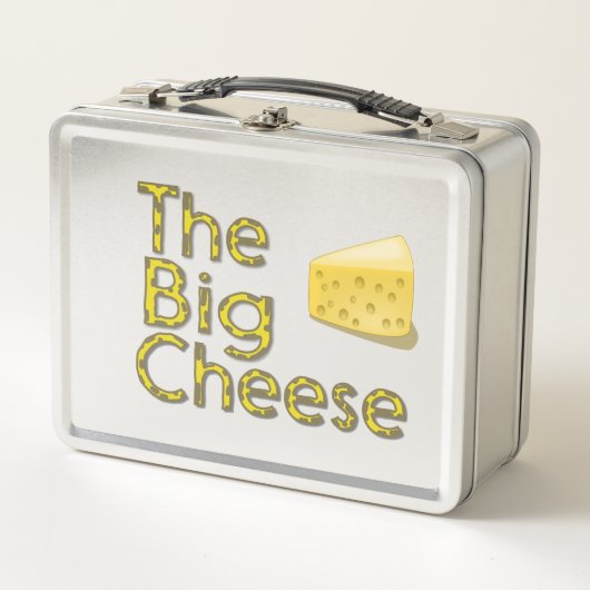 Der große Käse Personalisiert Metall Brotdose (Vorderseite)