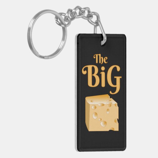 Der große Käse Schlüsselanhänger (Vorderseite links)