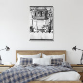 Der große Khan in Peking Leinwanddruck (Insitu (Schlafzimmer))