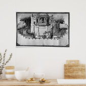 Der große Khan in Peking Poster (Küche)