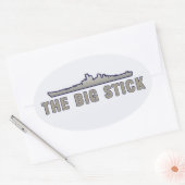 Der große Knackpunkt Ovaler Aufkleber (Umschlag)