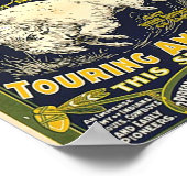 Der große Kniebeutel zeigt. Die einzige echte Wild Poster (Ecke)