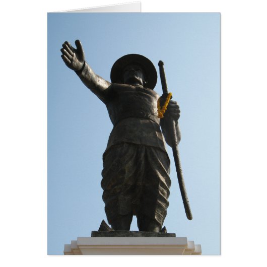 Der Große König Anouvong ... Vientiane, Laos Card (Vorne)