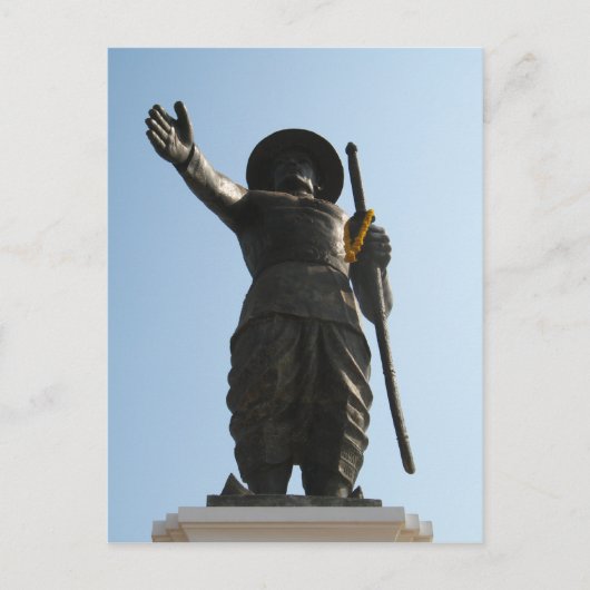 Der Große König Anouvong ... Vientiane, Laos Postkarte (Vorderseite)