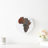 DER GROSSE KONTINENT RUNDE WANDUHR (Zuhause)