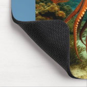 Der große Kopffüßer Mousepad (Ecke)