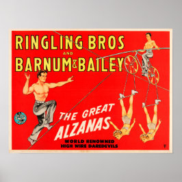 Der große Kreis der Alzanas Acrobat Linewalker Poster