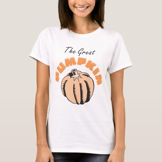 Der große Kürbis-Mutterschafts-T - Shirt (Vorderseite)