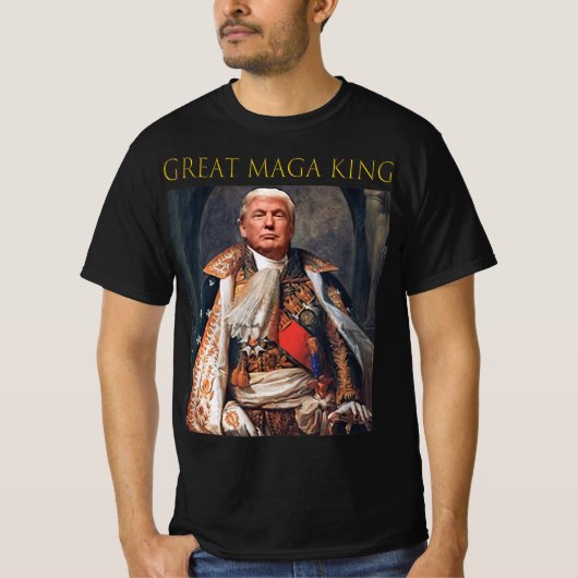 Der große Maga King Spaß Trump Ultra Maga King T-Shirt (Vorderseite)