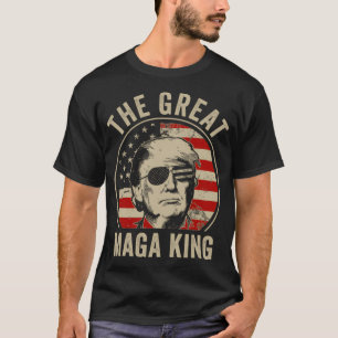 Der große Maga-König Lustiger Trump Ultra Maga-Kön T-Shirt