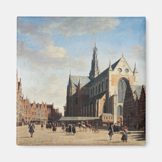Der große Markt in Haarlem Magnet (Vorne)