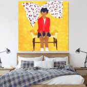 Der große Moment Leinwanddruck (Insitu (Schlafzimmer))