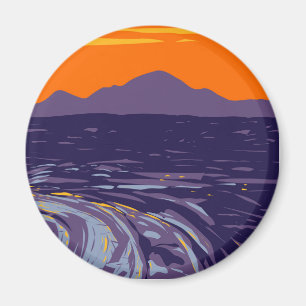 Der große Ozean der Lavaströme Magnet