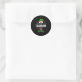 der große Pather Runder Aufkleber (Tasche)