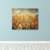 Der Große Platz während Mardi Gras, Cambrai, 1765 Leinwanddruck (Insitu (Holzboden))
