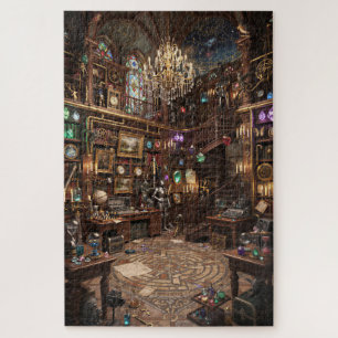 Der große Rätselraum   Fantasy-Bibliothek  Puzzle