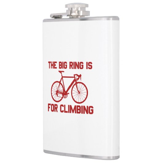 Der große Ring ist für das Klettern Flachmann (Links)