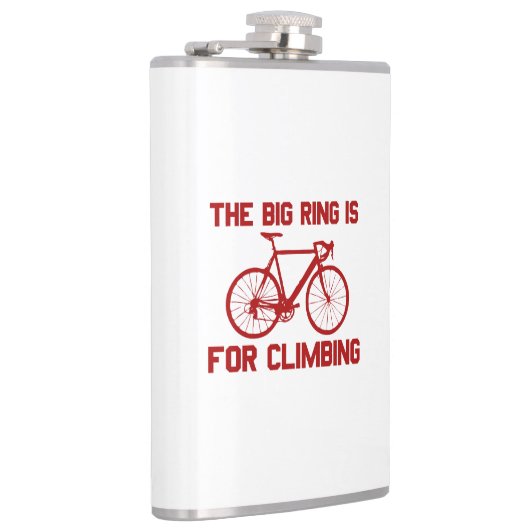 Der große Ring ist für das Klettern Flachmann (Rechts)