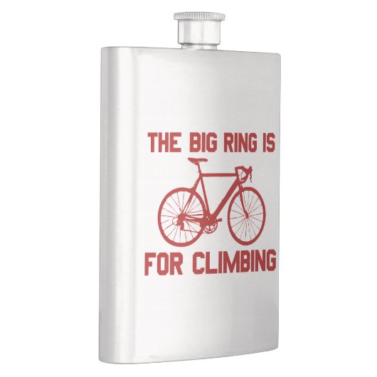 Der große Ring ist für das Klettern Flachmann (Rechts)