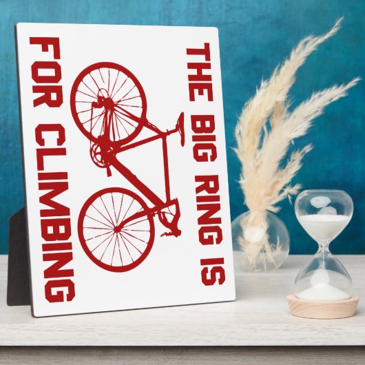 Der große Ring ist für das Klettern Fotoplatte (Seite)