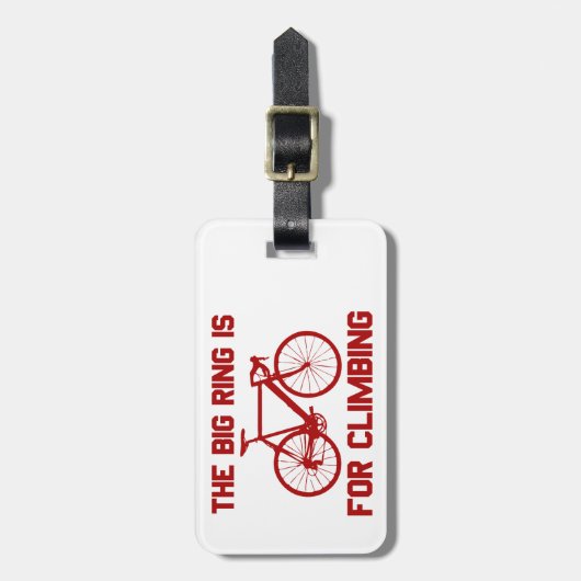Der große Ring ist für das Klettern Gepäckanhänger (Vorderseite vertikal)
