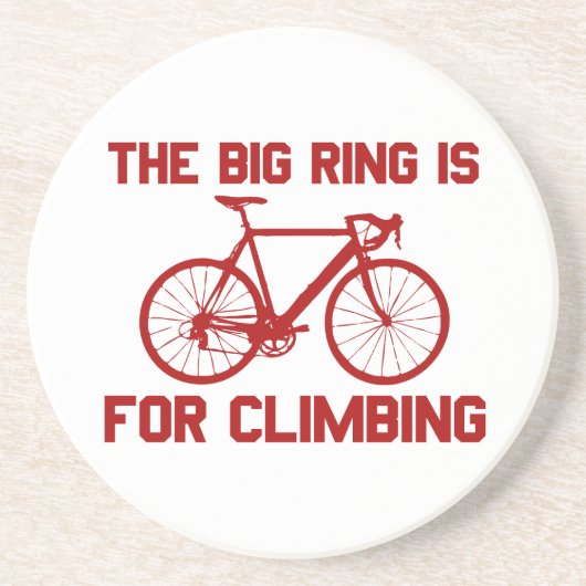 Der große Ring ist für das Klettern Getränkeuntersetzer (Vorne)