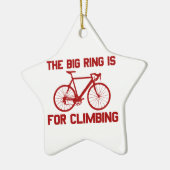Der große Ring ist für das Klettern Keramikornament (Links)
