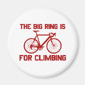 Der große Ring ist für das Klettern Magnet (Vorne)