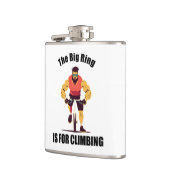 Der große Ring ist für das Klettern mit dem Rad Flachmann (Links)