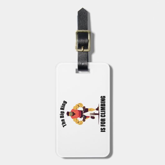 Der große Ring ist für das Klettern mit dem Rad Gepäckanhänger (Vorderseite vertikal)