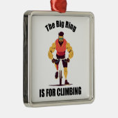 Der große Ring ist für das Klettern mit dem Rad Ornament Aus Metall (Rechts)