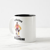 Der große Ring ist für das Klettern mit dem Rad Zweifarbige Tasse (Vorderseite Links)