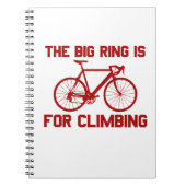 Der große Ring ist für das Klettern Notizblock (Vorderseite)