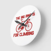 Der große Ring ist für das Klettern Runde Wanduhr (Winkel)