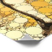 Der große rote Drache nach William Blake Poster (Ecke)