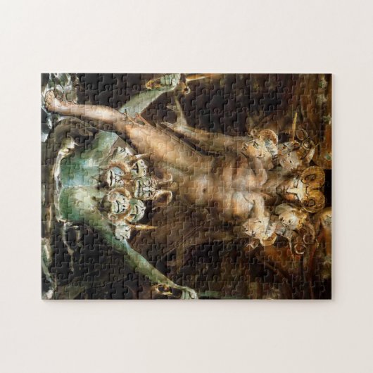 Der große rote Drache und das Tier vom Meer Puzzle (Horizontal)