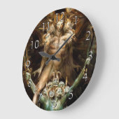 Der Große Rote Drache und die Bestie vom Meer Wanduhr (Winkel)