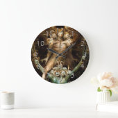 Der Große Rote Drache und die Bestie vom Meer Wanduhr (Zuhause)