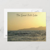 Der große Salzsee Postkarte (Vorne/Hinten)