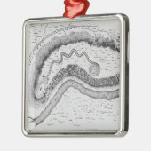 Der große Schlangen-Hügel Ornament Aus Metall (Links)