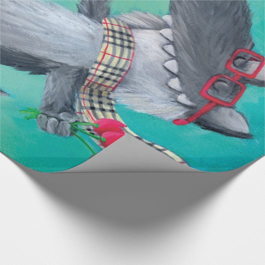 Der große schlechte Wolf Geschenkpapier (Ecke)