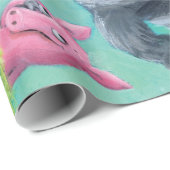 Der große schlechte Wolf Geschenkpapier (Rolleneckpunkt)